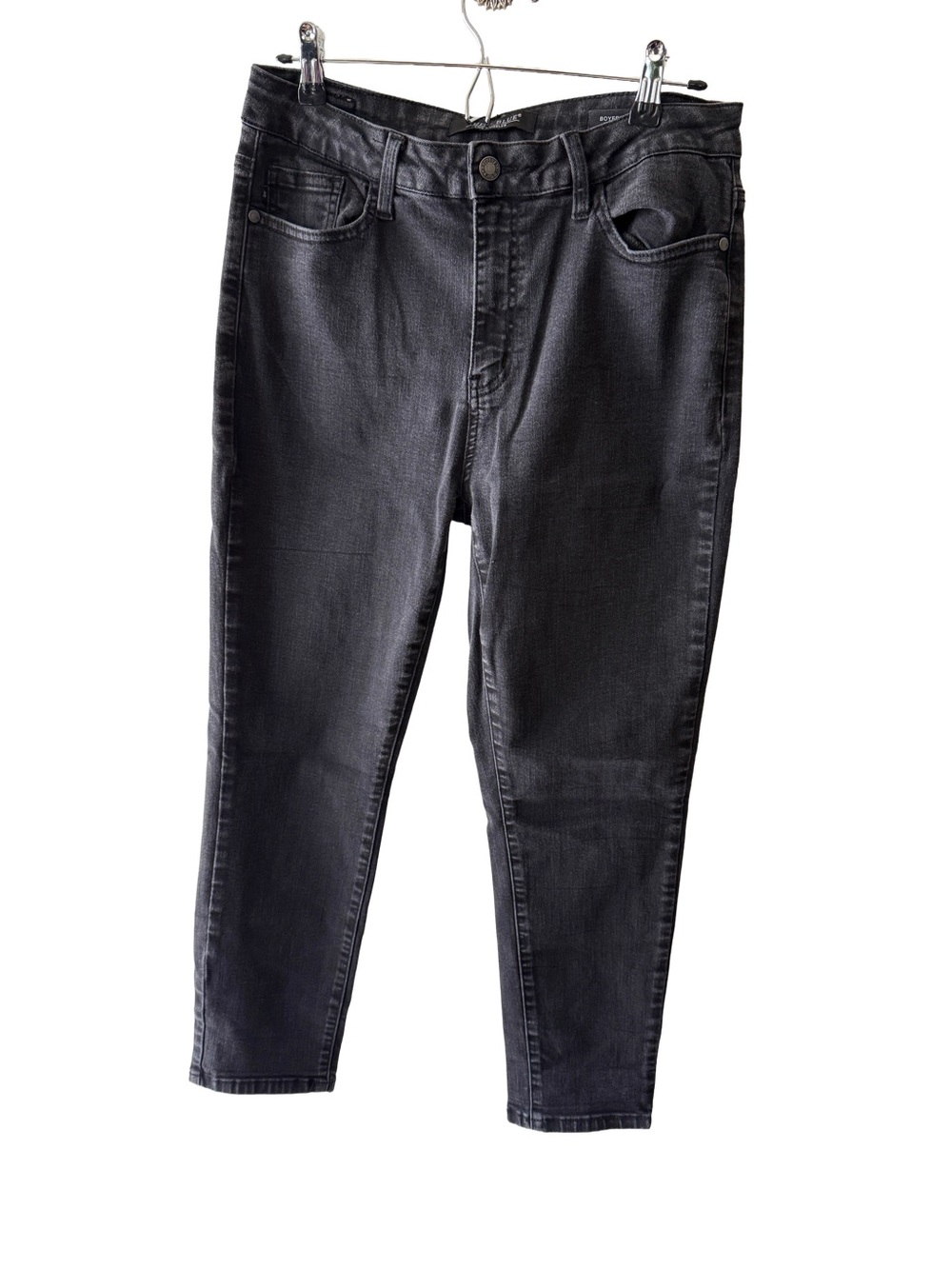 Judy Blue boyfriend jeans washed black size 11/30 excellent condition